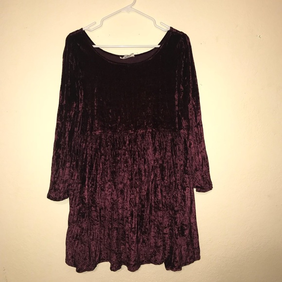 Brandy Melville Dresses & Skirts - Vintage Velvet 90s Babydoll Dress